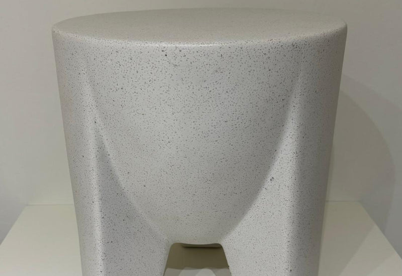 Molca Stool terrazo Blanco