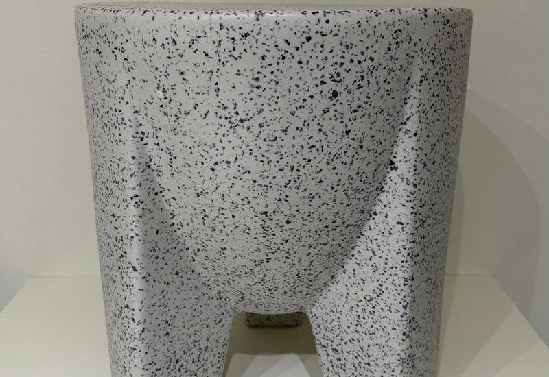 Molca Stool terrazo Gris