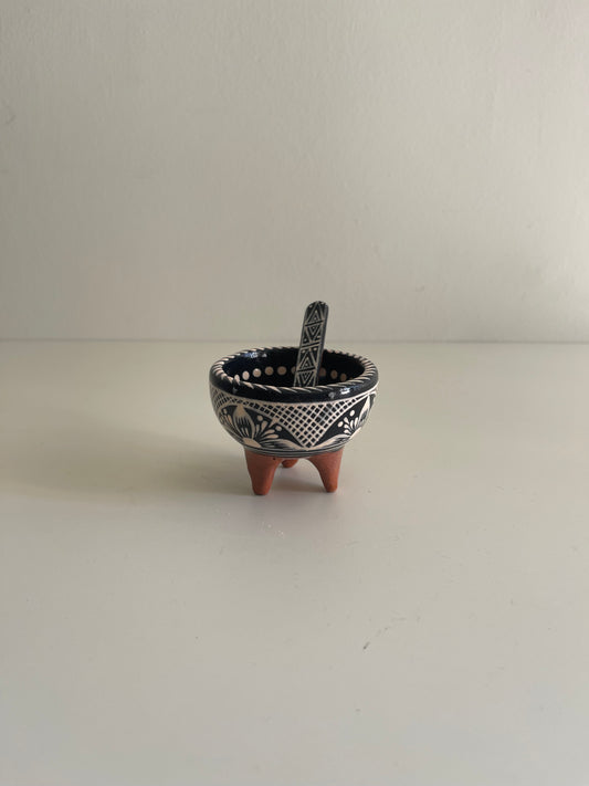 Molcajete Mini Con Cuchara Capuleado